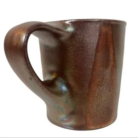 Studio Art Coffee Mug by Bruce Gholson of Bulldog Pottery Seagrove NC 12 ounces - Picture 3 of 13